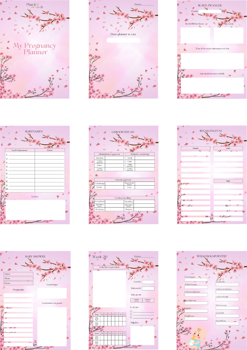 My Pregnancy Planner | Flower